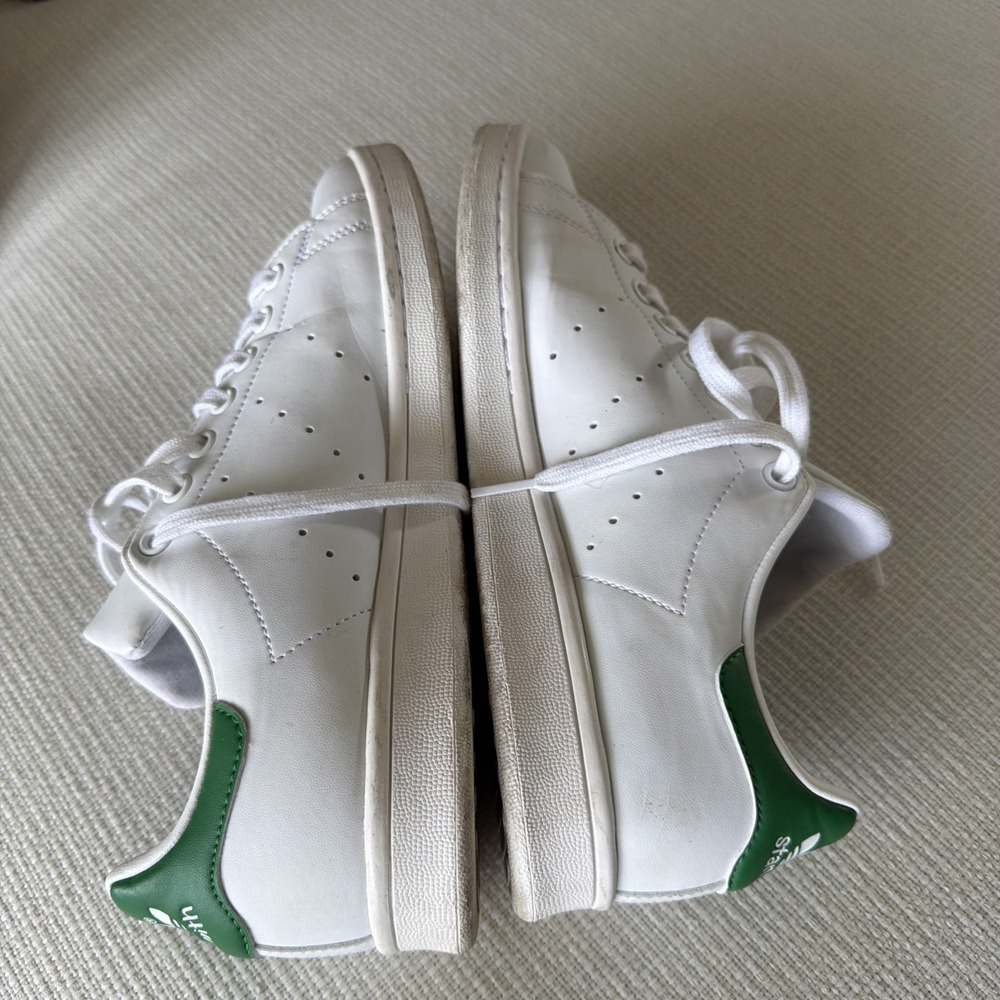 adidas Stan Smith White Green Womens Sz 9 - Picture 5 of 7